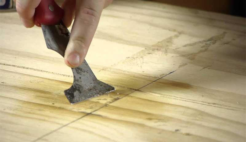 How to Remove Wood Glue