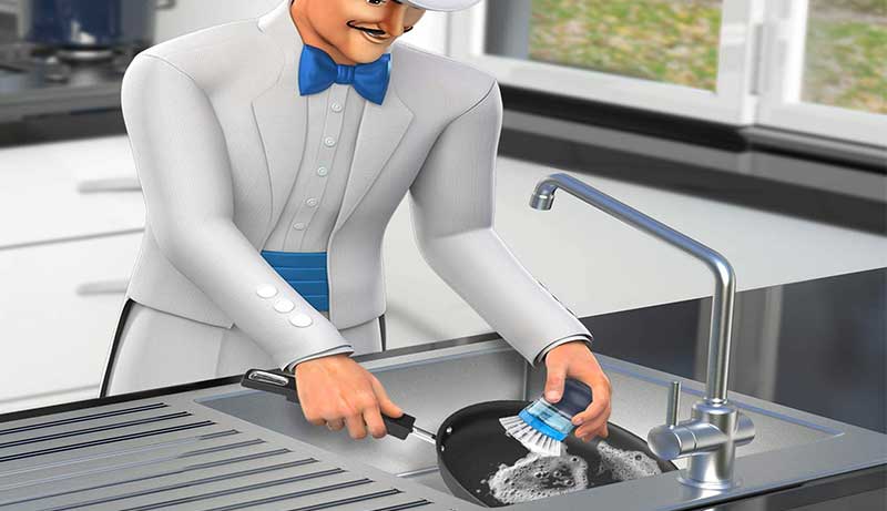 Soap Dispensing Dish Brush