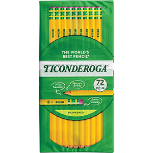 Ticonderoga Wood-Cased Pencils