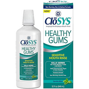 CloSYS Healthy Gums Oral Rinse Mouthwash